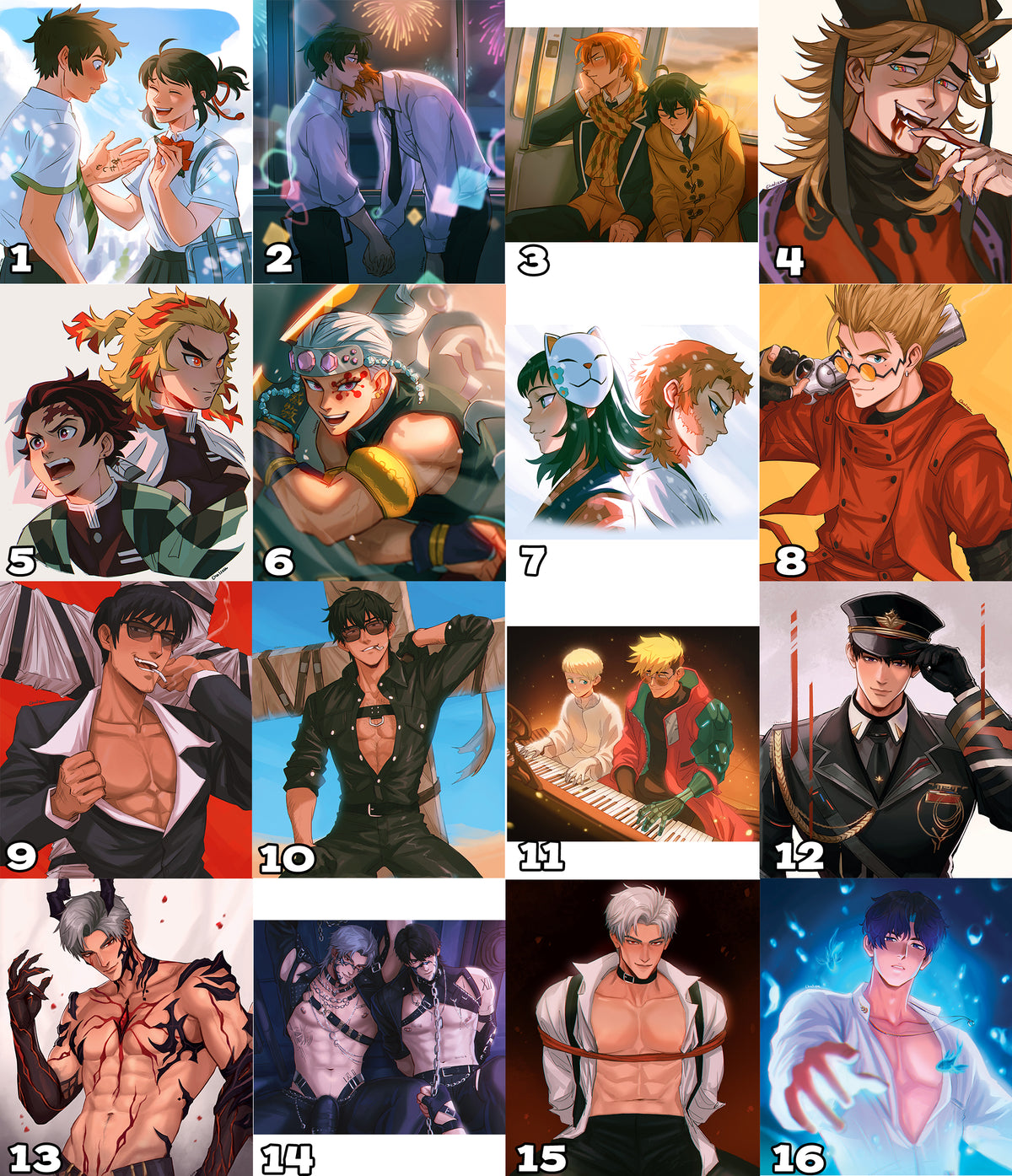 Prints A5 (Medium) - Anime