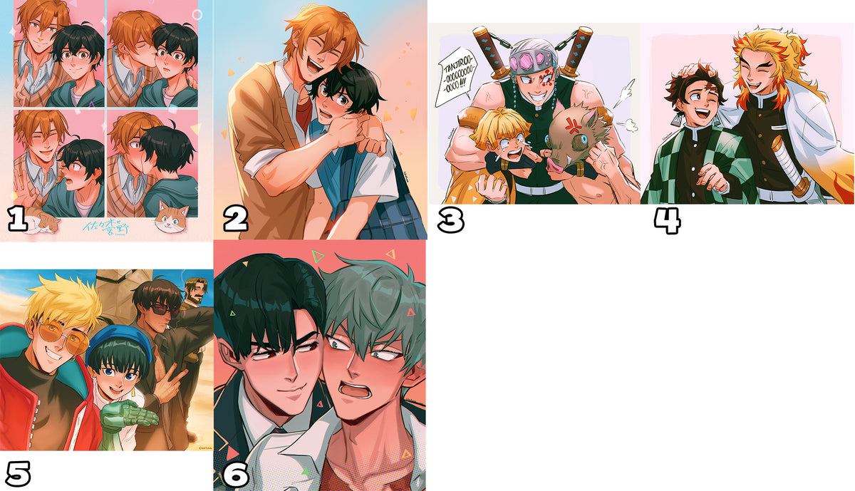 Prints A6 (Small) - Anime