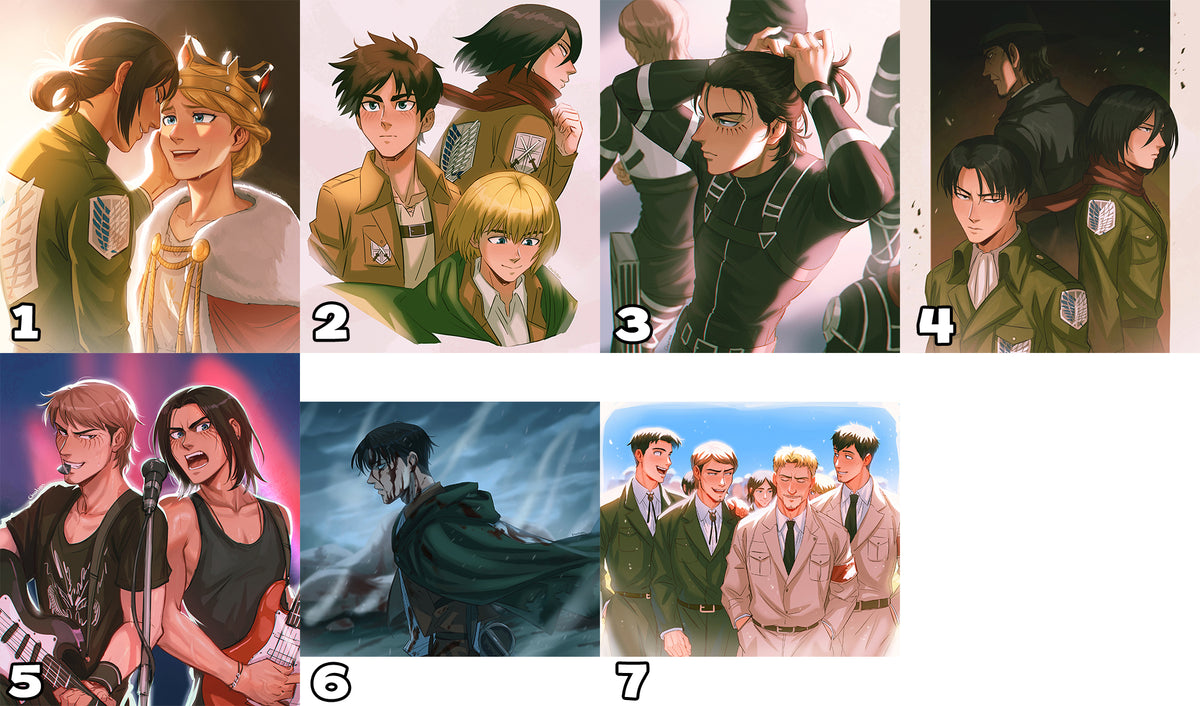 Prints A4 (Big) - Attack on Titan