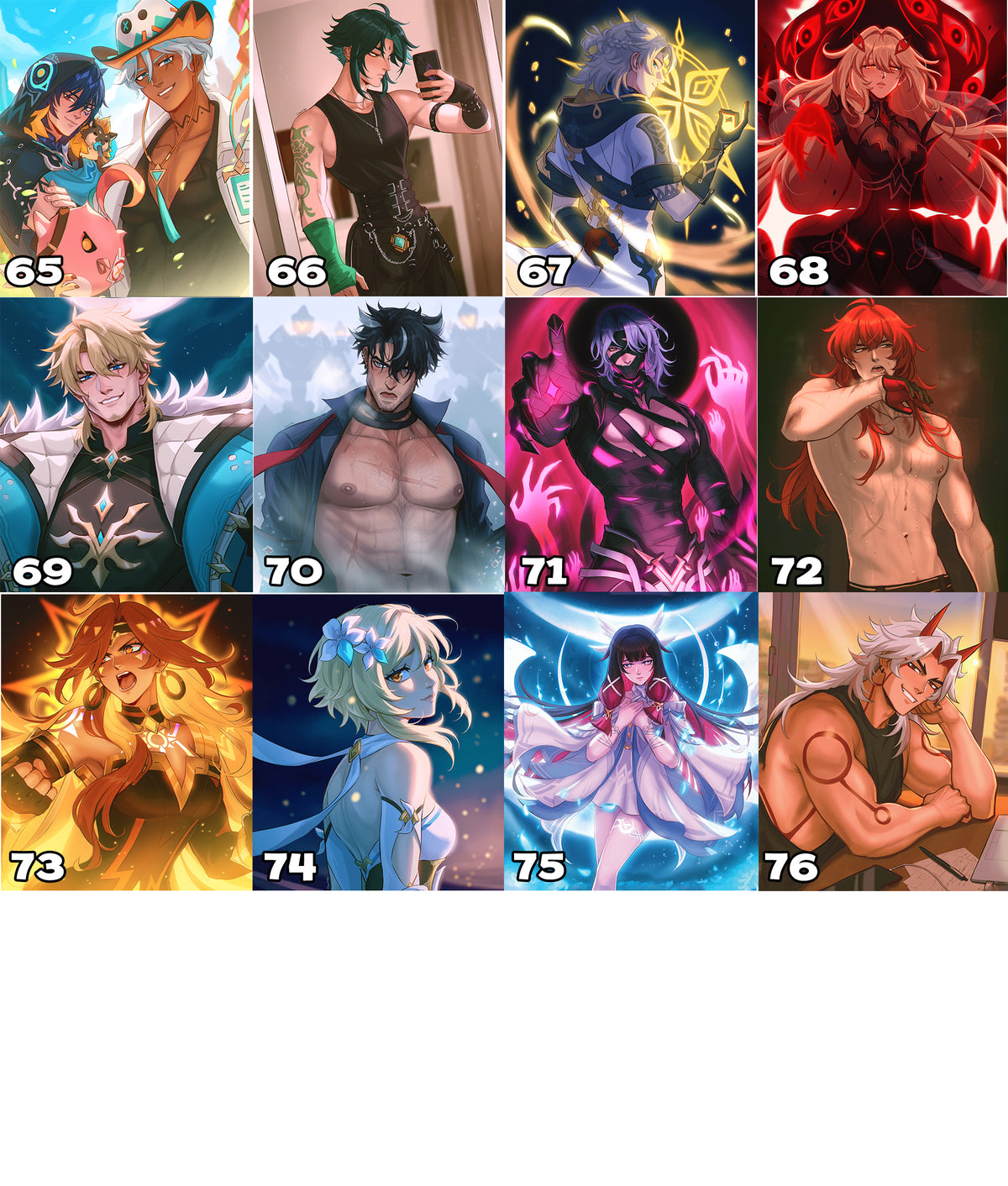 Prints A5 (Medium) - Genshin
