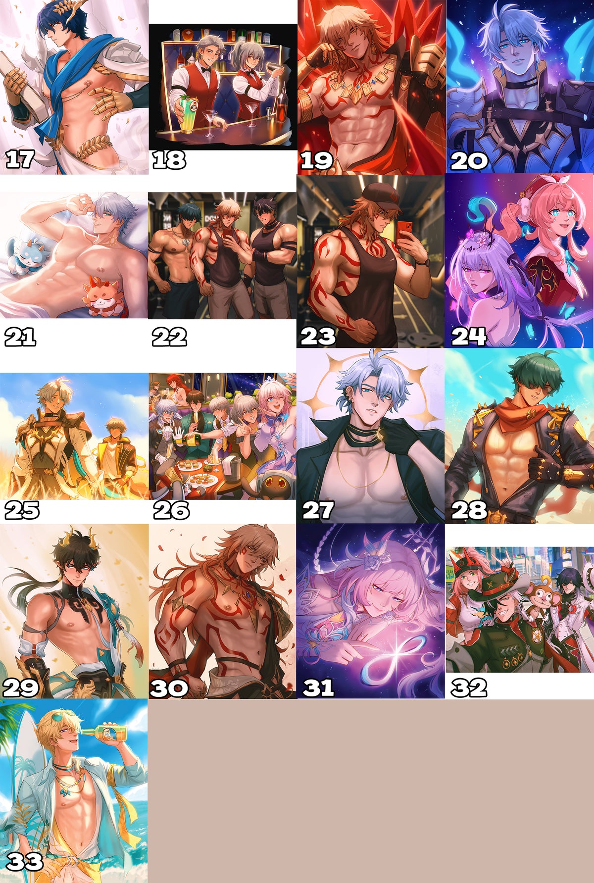 Prints A5 (Medium) - Honkai Star Rail