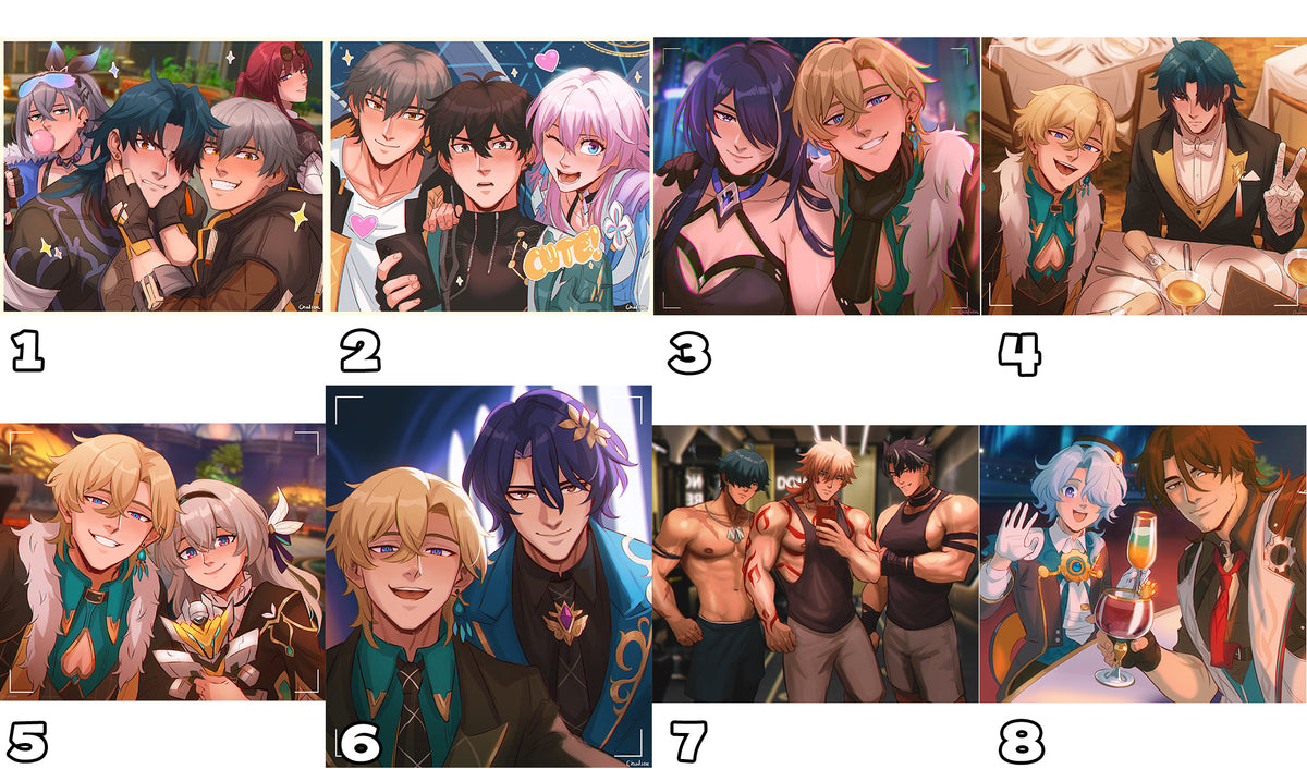 Prints A6 (Small) - Honkai Star Rail