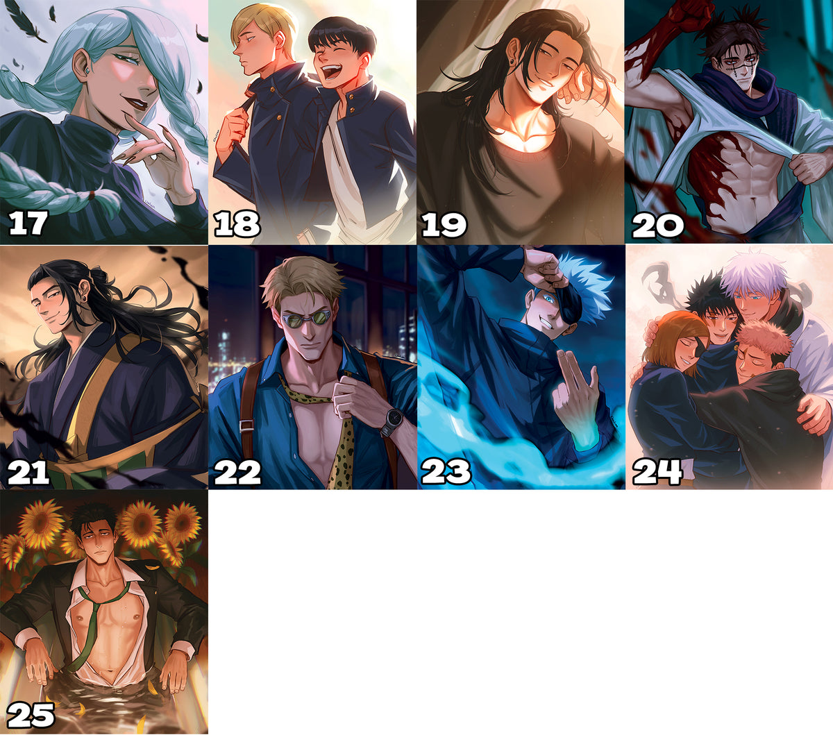 Prints A5 (Medium) - Jujustu Kaisen