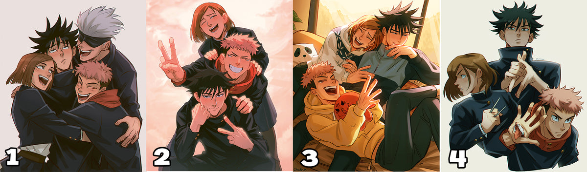 Prints A6 (Small) - Jujustu Kaisen