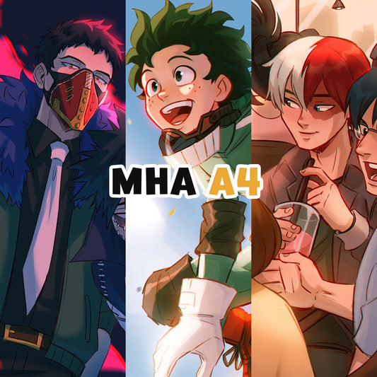 Prints A4 (Big) - My Hero Academia