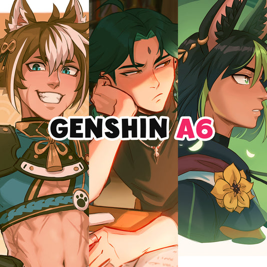 Prints A6 (Small) - Genshin
